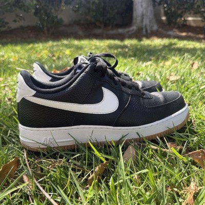 Black White Gum Nike Air Force 1 Low '07 