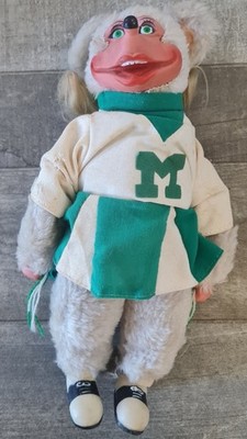 Vintage Showbiz Pizza Place Mitzi Mozzarella Plush Doll 10'' 1981