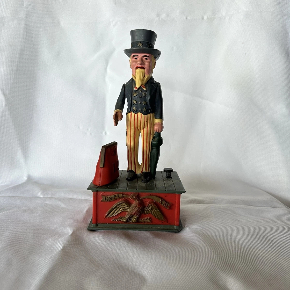 Uncle Sam Mechanical Bank Plastic for sale | eBay