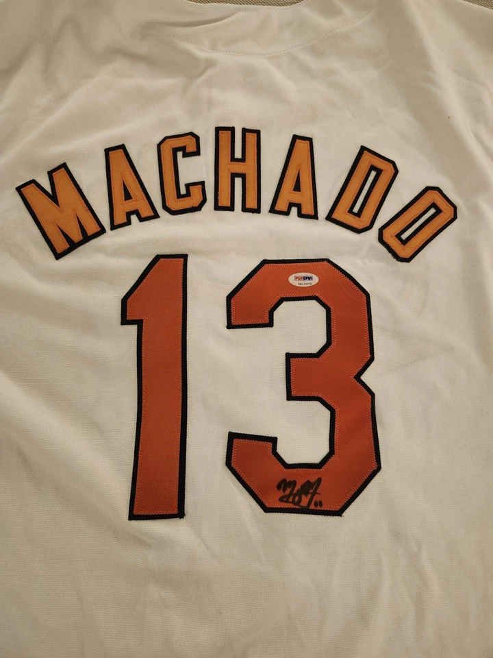 Manny Machado signed white Orioles jersey with PSA/DNA - Image 2 of 4