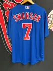DANSBY SWANSON Signed MLB Nike Authentic Limited Blue Jersey Cubs Beckett BAS