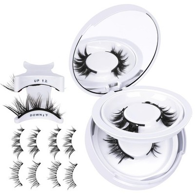 B&Qaugen Reusable Magnetic Eyelashes Natural Look 2 Pairs, Lash-CX02 