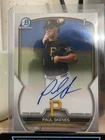 2023 Bowman Draft - Chrome Prospect Autographs Paul Skenes #CDA-PS