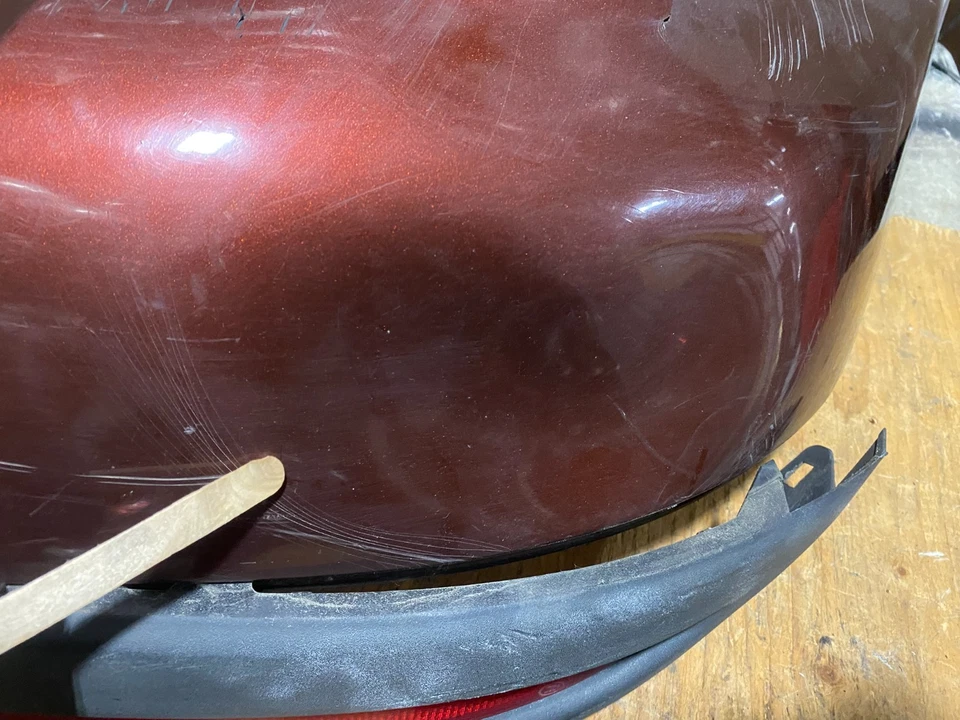 Cenefa de parachoques trasero Ford Fusion 2013 a 2018 para escape único T6906 PS Foto 3 de 4