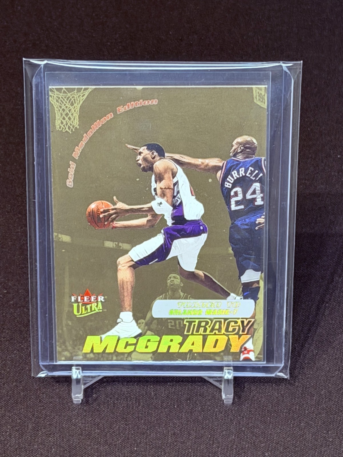 2000-01 Fleer Ultra TRACY MCGRADY Gold Medallion Edition #165G Parallel Card