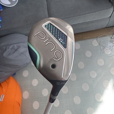 Damen Ping G LE #5 Hybrid 26° Golfschläger, ULT 230 L Flex Graphit, Cover, 9/10