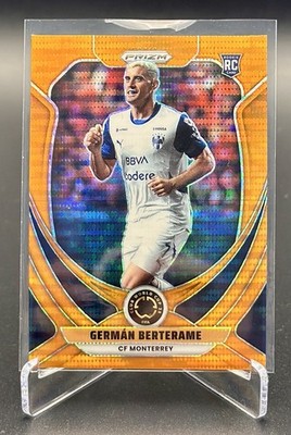 2025 Panini Prizm Club World Cup German Bertram s Orange Pulsar RC /149