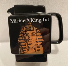 Michter's Jug House King Tut Whiskey Collectable Black Ceramic Limited Edition