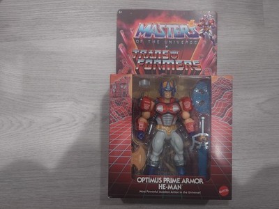 Masters Of The Universe Transformers Optimus Prime Armor He-Man Figure Unpunched