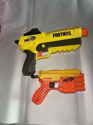  Nerf Fortnite SHHHH Gun Yellow Cosplay Hasbro Game Plus Nerf Alpha Strike2019