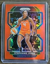 2022 Panini Prizm WNBA - Red Prizm #134 Stephanie Jones /199 (RC)