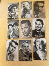 1950's Arcade Vending Card -LOT  Of 9 Dean Martin, Jerry Lewis, William Holden +