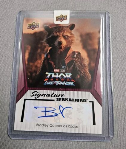 2024 Upper Deck Marvel Disney+ Series 1 Bradley Cooper as Rocket Raccoon Auto