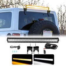 For Jeep Wrangler Jl 18-24 32 Strobe Led Light Bar Rear Window Mounting Kit