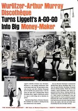 1967 Wurlitzer-Arthur Murray Discoteheque Juke Box Classic Reprint Ad