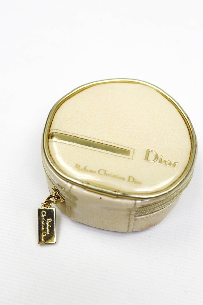 Christian Dior Parfums Vintage Circle Mini Zip PVC Pouch | eBay