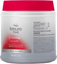 LEISURE TIME 45401A Brom Tabs Bromine Tablets, 2.2 lbs (1 Pack)