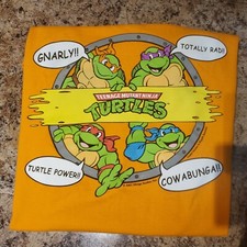 Vtg 2001 Teenage Mutant Ninja Turtles TMNT T-Shirt by Mirage Studios EUC Cartoon