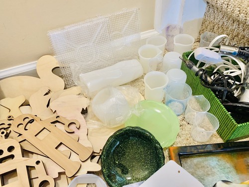 Huge Mega Lot of Silicone Molds for Resin Art, Wax, DIY Crafts, Wood, Epoxy EUC! - Picture 9 of 24