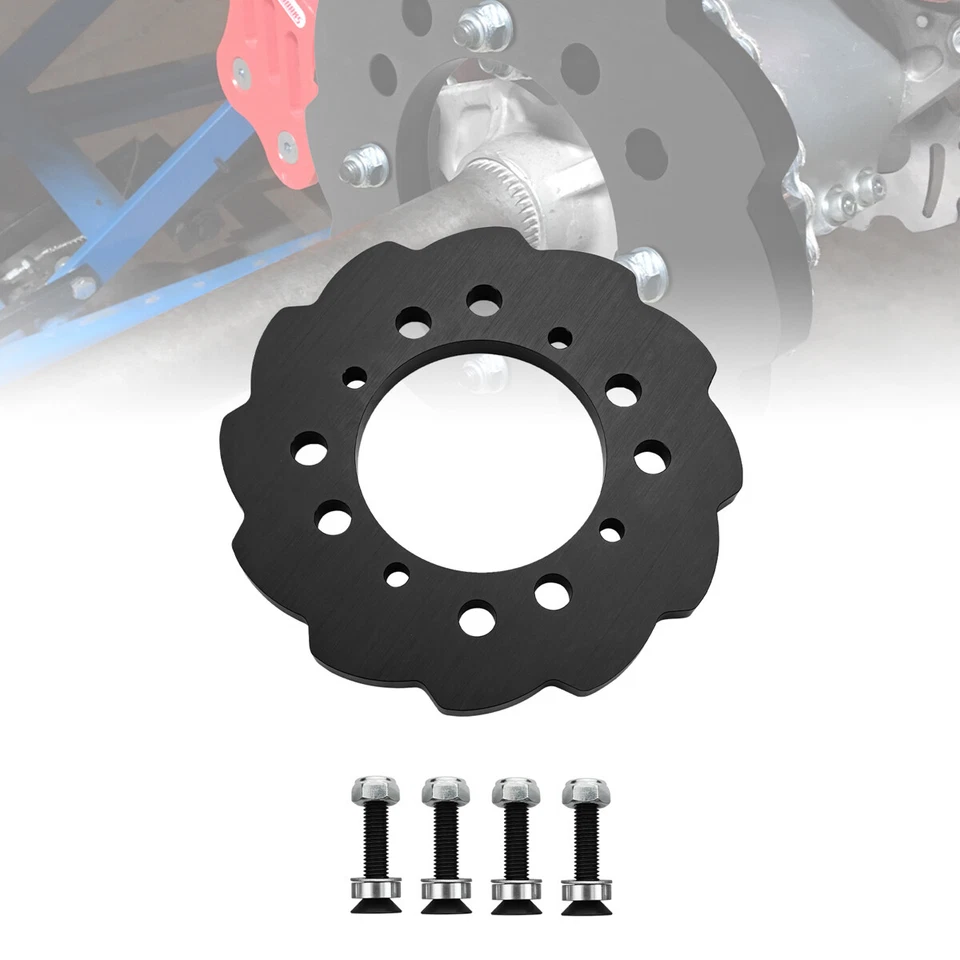 Black Rear Sprocket Guard Cover Aluminum For Honda TRX250 TRX300 TRX400X TRX450R - Изображение 2 из 4