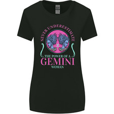 Image of The Power of a Gemini Woman Star Sign Womens Wider Cut T-Shirt