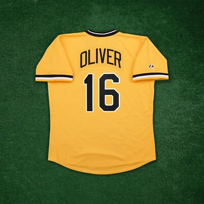 Al Oliver 1977 Pittsburgh Pirates Cooperstown Men's Gold