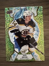 2021-22 Upper Deck Ice - Rookie Green #136 Jack Ahcan (RC)