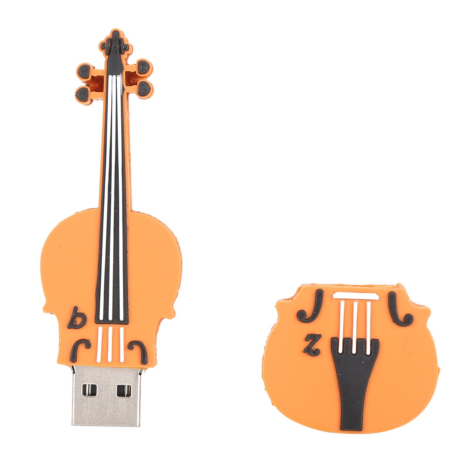Cute Cartoon Violin USB Flash Drive - Portable Memory Stick-image