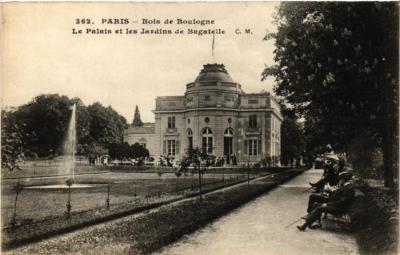 CPA PARIS 16e Bois de Boulogne Le Palais et les Jardins de Bagatelle (536111)