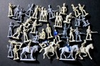 1/72 HO Scale Napoleon French Infantry Waterloo Army Used Plastic Playset — photo 1