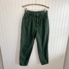 Vintage 1980s LEE Green High Waisted Jeans Womens 28