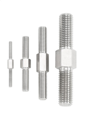 304 Stainless Steel Double End Threaded Rod Stud Left & Right Hand M4-M16