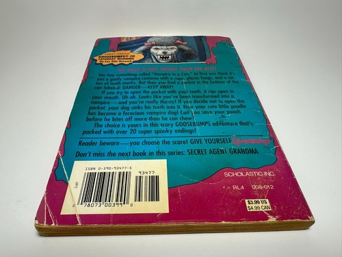 1st Print #15 Please Don't Feed the Vampire Give Yourself Goosebumps RL Stine - Picture 11 of 20