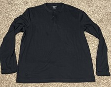 Alfani Men  s L Stretch Long Sleeve Shirt Polyester Blend Pullover B27