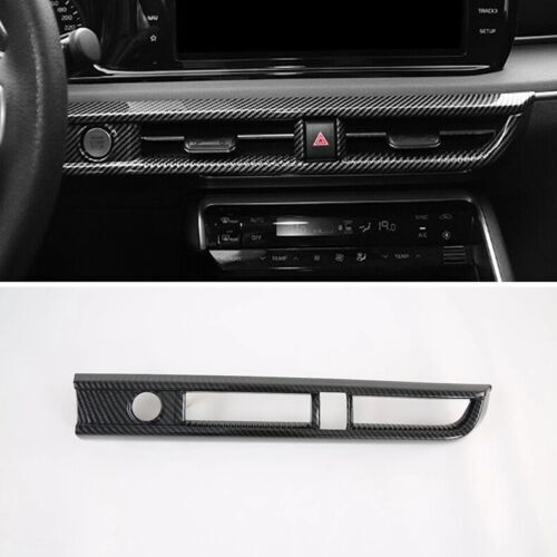 Steering Wheel Button Frame Cover For 2023-2026 Kia Sportage/K5 - Carbon Fiber Pattern, Easy Install