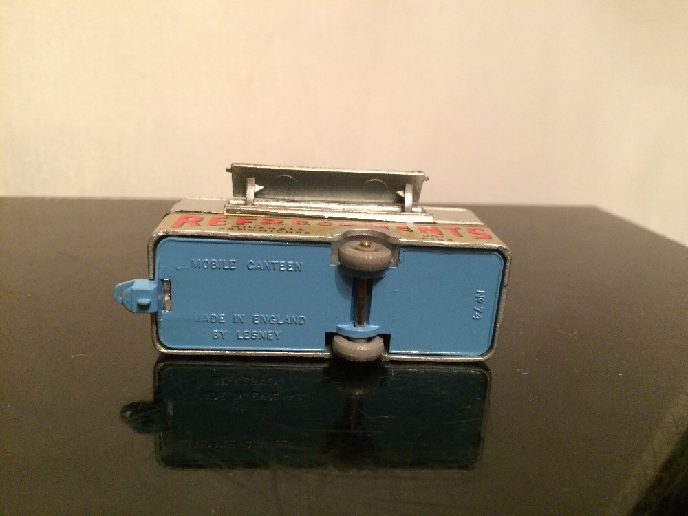 Rare!!! LESNEY Matchbox 1959 No74 Silver Mobile Refreshment