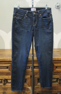 PAIGE KYLIE CROP Deep Purple Denim 