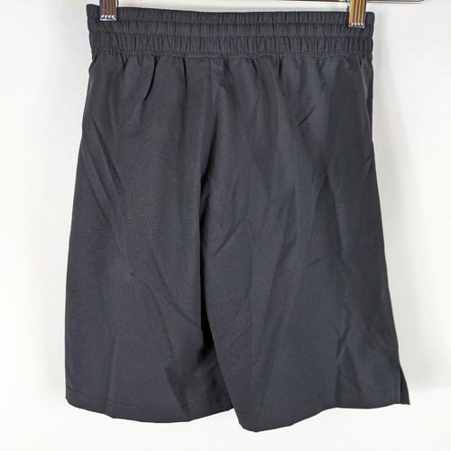 Boys Exercise Shorts Medium Black And Navy Blue Asics - Picture 8 of 11