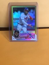 Marcell Ozuna Gold & Rainbow Foil &Base #125 2023 Topps Series 1 Baseball Braves