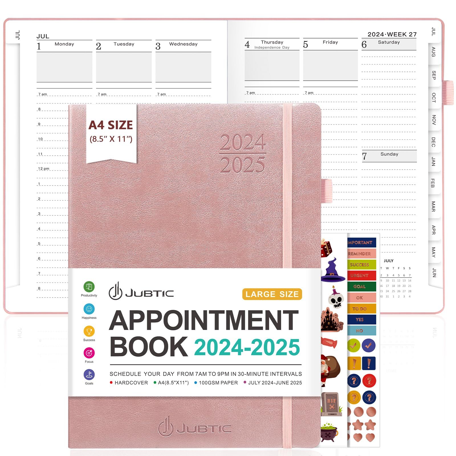 JUBTIC Appointment Book 2024-2025 8.5