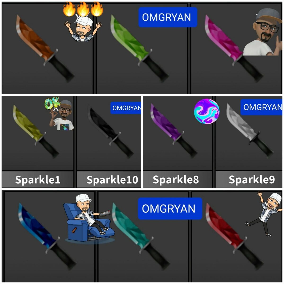 Full Virtual Set, Trade Roblox Murder Mystery 2 (MM2) Items