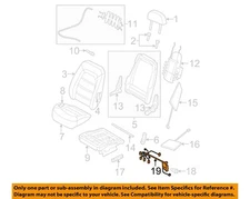 FORD OEM 06-10 Explorer Sport Trac Front Seat Components-Wire 7L2Z14C719CA