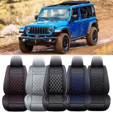 For Jeep Wrangler Sport 25 Car Seats Cover Luxury Leather Front Rear Cushion