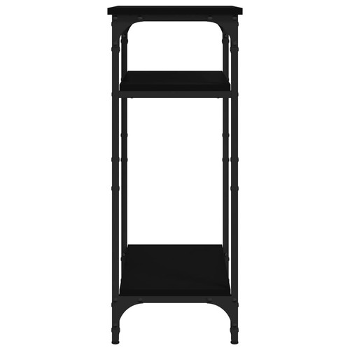 vidaXL Side Table Black 40x30x75 cm Engineered Wood HEE - Picture 7 of 10