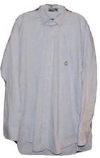 Chaps Ralph Lauren Men's 16.5/34-35 Blue Oxford Button Down Long Sleeve Shirt