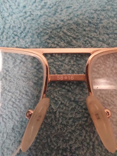 Swank Optisch Herren Augenglas Rahmen KODIAK Goldton Vintage 58 16 140 - Bild 4 von 4