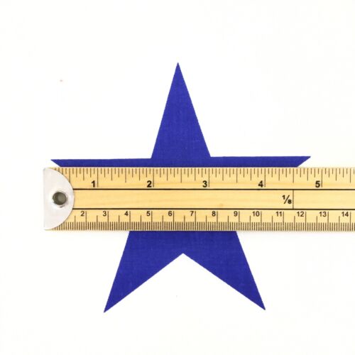 862. Handmade BIG BLUE STARS 100% Cotton Cushion Cover.Various sizes - Picture 3 of 3