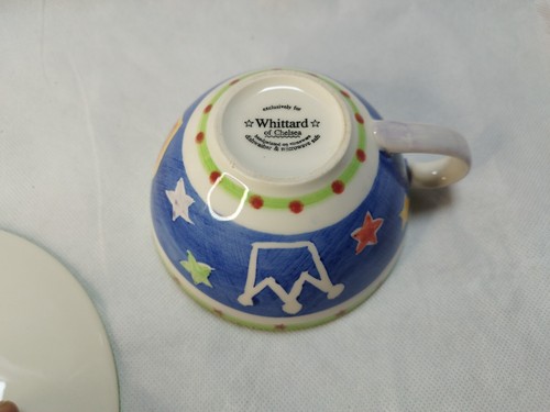 Whittard of Chelsea large cup and saucer, coloured stars - Picture 10 of 10