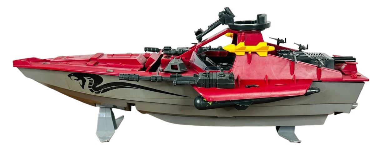 HYDROFOIL COBRA BOAT 1985 G.I. JOE NEAR COMPLETE LENS Command