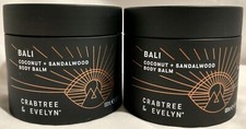 2X Crabtree Evelyn Coconut Sandalwood Body Balm 3.3 fl oz Each